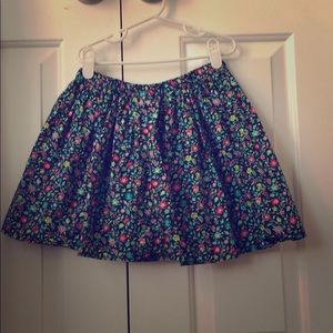 Girls Floral Skirt
